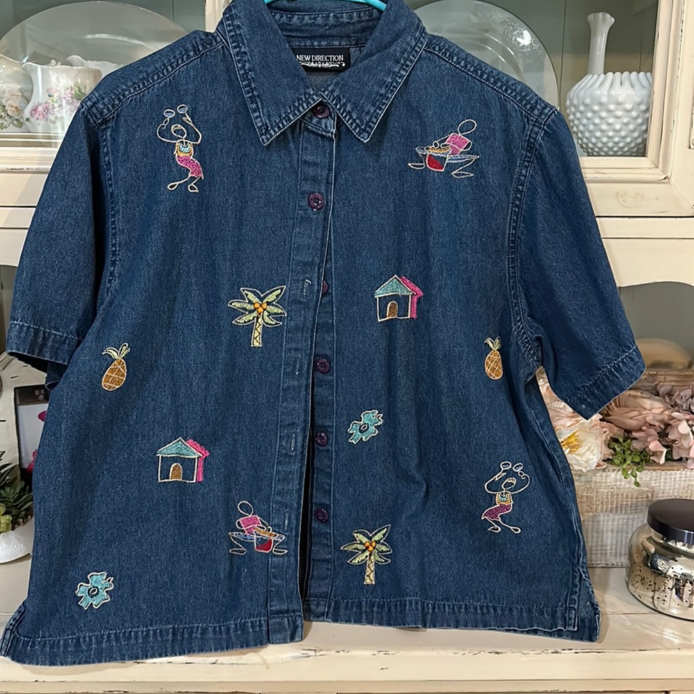 Denim Summer Button Down